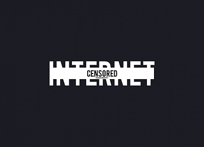 freedom, minimalistic, Internet, text, censored, SOPA, PIPA, ACTA - desktop wallpaper