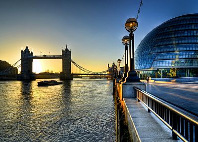 architecture, London, Tower Bridge - duplicate desktop wallpaper