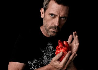 Hugh Laurie, hearts, Gregory House, House M.D. - related desktop wallpaper