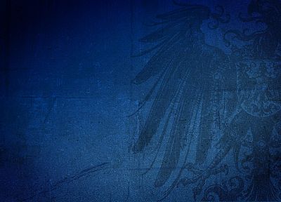 blue, emblems - duplicate desktop wallpaper