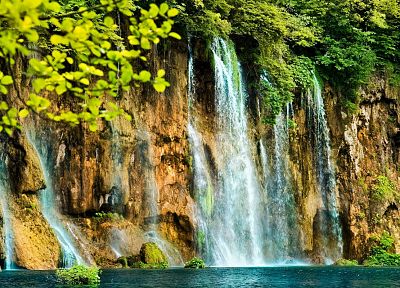 landscapes, waterfalls - random desktop wallpaper