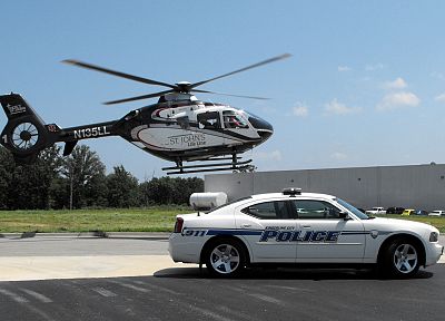 helicopters, cars, police, vehicles - related desktop wallpaper