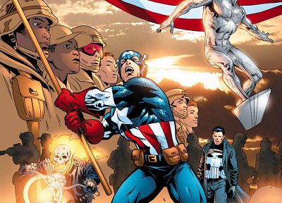 Marvel Comics, New Avengers - duplicate desktop wallpaper