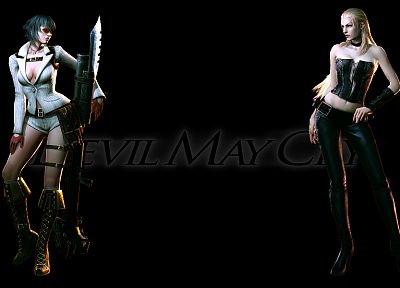 Devil May Cry, Trish Devil May Cry, Lady (character) - random desktop wallpaper