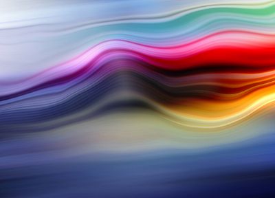 abstract, waves, spectrum - desktop wallpaper