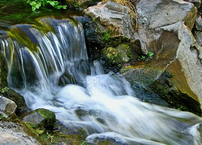 water, nature, waterfalls - desktop wallpaper