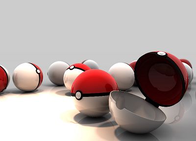 Pokemon, Poke Balls - random desktop wallpaper