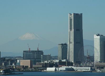 Japan, cityscapes, skylines, architecture, buildings, Yokohama - related desktop wallpaper