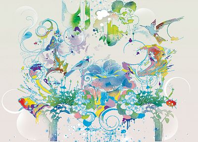 multicolor, artwork - random desktop wallpaper