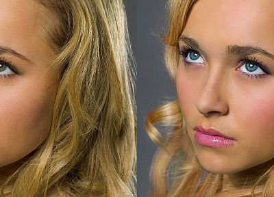 blondes, women, actress, Hayden Panettiere, celebrity, faces - random desktop wallpaper