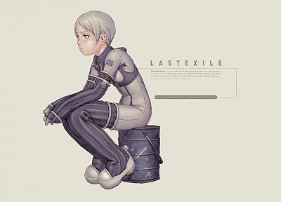 Last Exile, Tatiana, soft shading, legs together - random desktop wallpaper