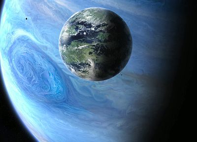 outer space, Avatar, stars, planets, Earth, pandora, Neptune - desktop wallpaper