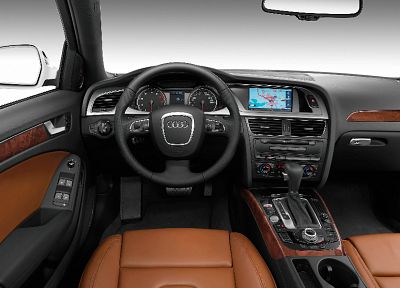 car interiors, Audi A4, German cars - duplicate desktop wallpaper