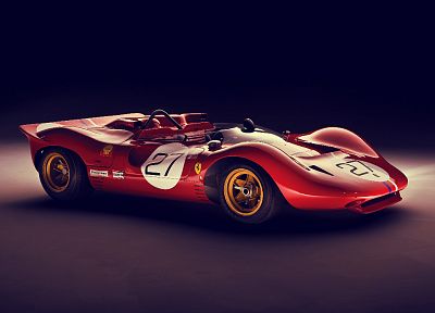 red, cars, Ferrari, racing cars - random desktop wallpaper