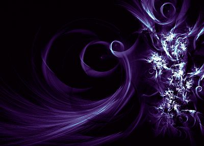 abstract, black, dark, violet, purple, digital art - desktop wallpaper