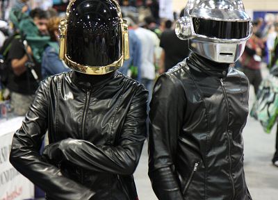 cosplay, Daft Punk - duplicate desktop wallpaper