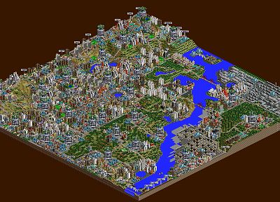 Sim City - random desktop wallpaper