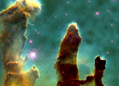 outer space, nebulae, Pillars Of Creation, Eagle nebula - related desktop wallpaper