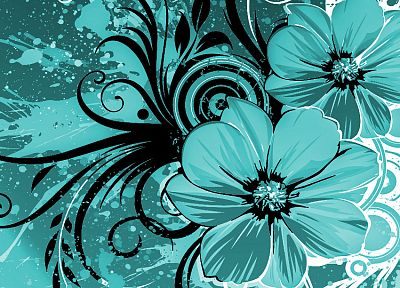 flowers, artwork - random desktop wallpaper