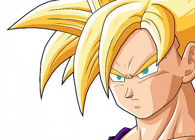 Son Goku, Dragon Ball Z, simple background - random desktop wallpaper