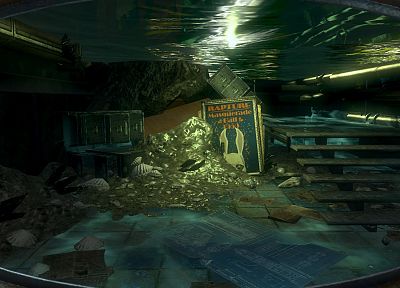video games, BioShock - duplicate desktop wallpaper