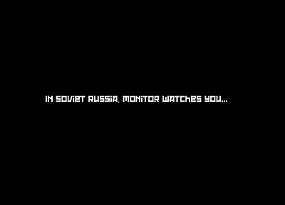 text, In Soviet Russia, black background - desktop wallpaper