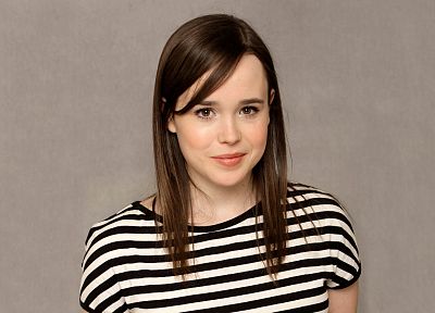 brunettes, women, Ellen Page, actress - random desktop wallpaper