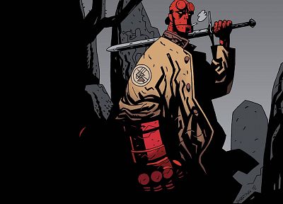 comics, Hellboy - related desktop wallpaper