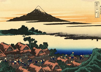 Katsushika Hokusai, Thirty-six Views of Mount Fuji - duplicate desktop wallpaper