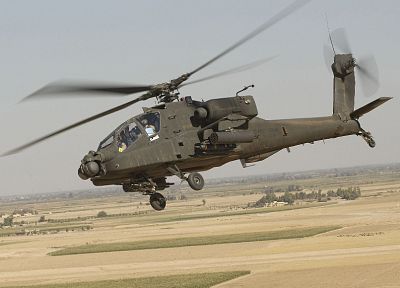 aircraft, helicopters, vehicles, AH-64 Apache - random desktop wallpaper
