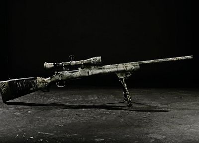 rifles, military, snipers, weapons, sniper rifles, M24SWS - random desktop wallpaper