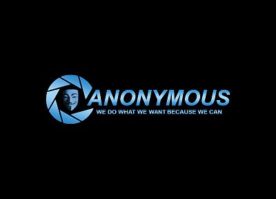 Anonymous, Guy Fawkes, Aperture Laboratories - random desktop wallpaper
