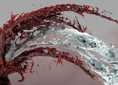 water, multicolor, blood - random desktop wallpaper