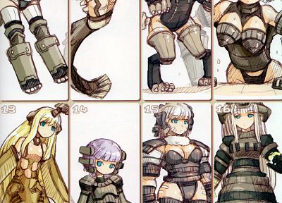 blondes, Shadow of the Colossus, anime, anime girls, Kyozou Musume, personification - desktop wallpaper