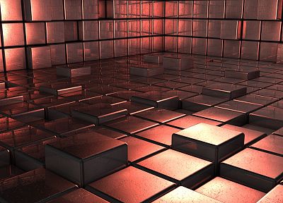 digital, cubes - random desktop wallpaper