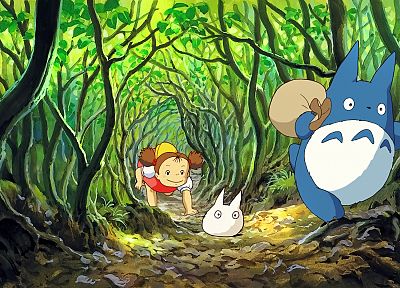 Totoro, Studio Ghibli - duplicate desktop wallpaper