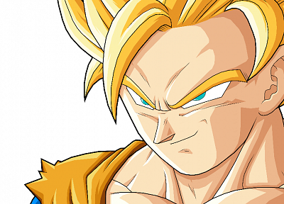 Son Goku, Dragon Ball Z, simple background - random desktop wallpaper