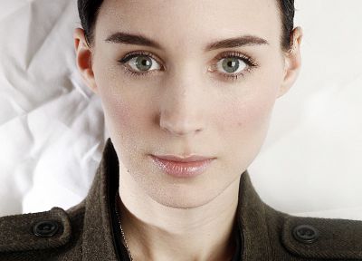 women, Rooney Mara, faces - random desktop wallpaper