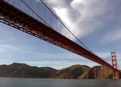 bridges, Golden Gate Bridge, cities - desktop wallpaper