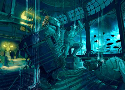 video games, BioShock - random desktop wallpaper