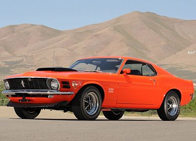 cars, Ford, muscle cars, vehicles, Ford Mustang, orange cars - related desktop wallpaper