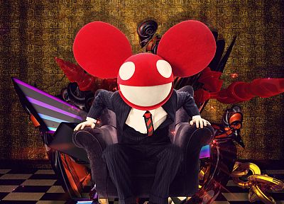 suit, Deadmau5, house music - duplicate desktop wallpaper