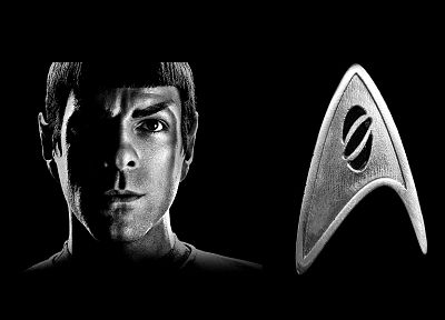 Star Trek, Spock, Star Trek logos - random desktop wallpaper