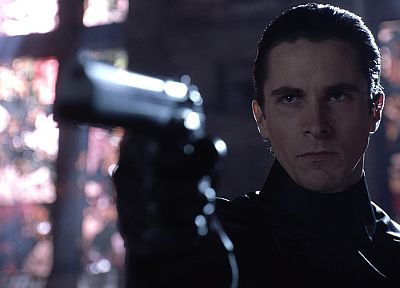 Equilibrium, pistols, men, Christian Bale, screenshots, actors - random desktop wallpaper