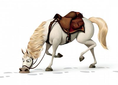 horses, Tangled - random desktop wallpaper