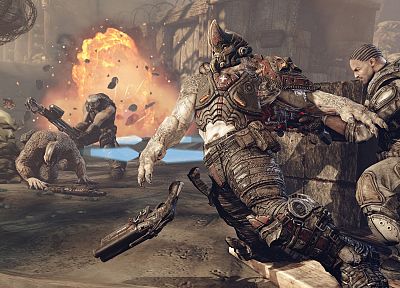 video games, Gears Of War 3 - desktop wallpaper