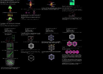 geometry, infographics - random desktop wallpaper