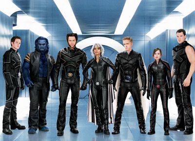 Ellen Page, X-Men, Wolverine, Halle Berry, colossus, Hugh Jackman, Ben Foster, X-Men: The Last Stand, Iceman, Kitty Pryde, Storm (comics character), Hank McCoy (Beast) - random desktop wallpaper