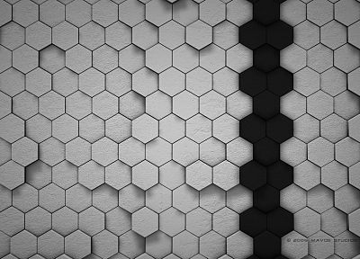 hexagons - random desktop wallpaper
