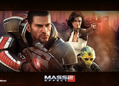 video games, BioWare, Mass Effect 2 - related desktop wallpaper